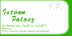 istvan palocz business card